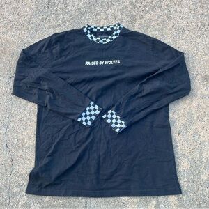 Raised by wolves Black Long Sleeve Shirt